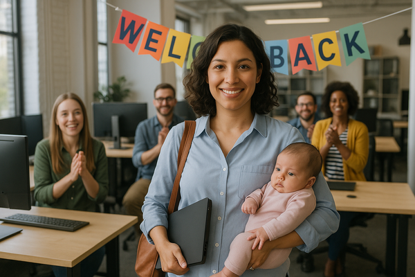 Euphoria, as Woman Returns to Tech Job After Maternity Leave to Find She Hasn’t Been Managed Out